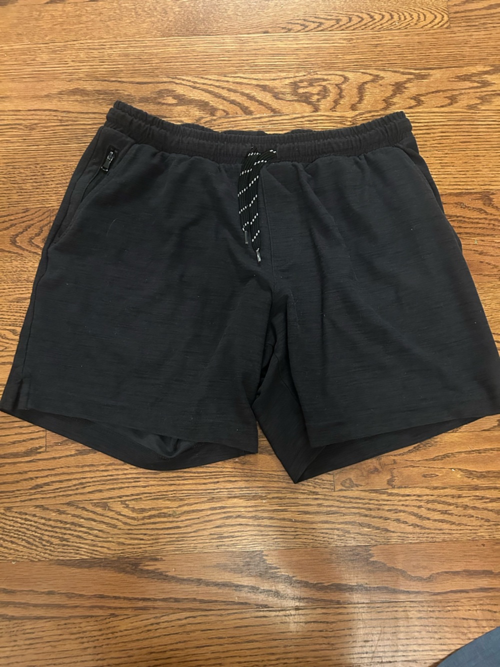 GAP Black Elastic Waist Drawstring Shorts - Classic Casual